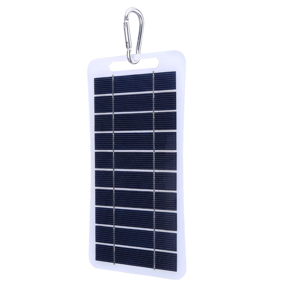  Solar Panel with USB Battery Charger also Waterproof Phone Power Bank for Camping Backpacking and Hiking