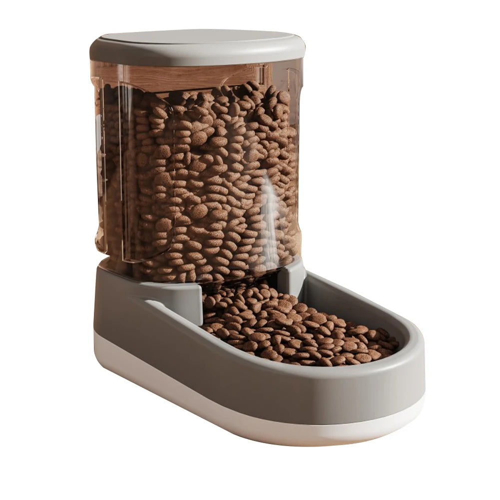 Automatic Dog Cat Feeder Water Dispenser, Large Capacity of Cat or Dog Food and Water Dispenser