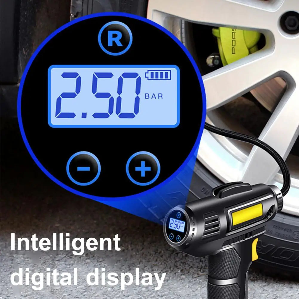 Car Air Pump. Electric Car Tire include Air Compressor 